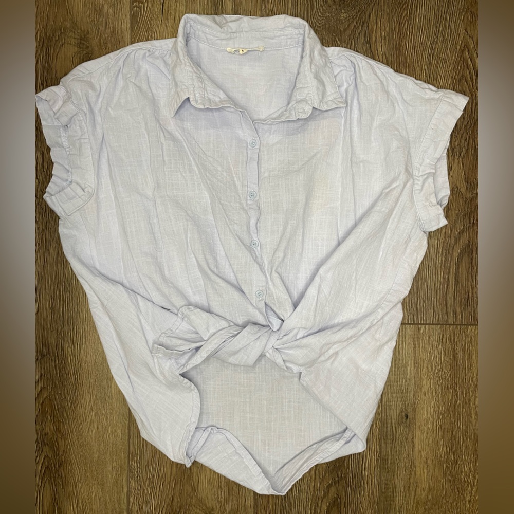 Entro Embroidered Linen Top - Picture 4 of 4